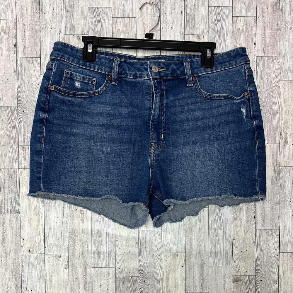 Old Navy High Rise O.G. Straight Secret Smooth Pockets Shorts  Women’s Sz 14